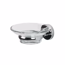 Spirella 7610583064233, Transparent, Verre, Acier, Ovale, Mur, 110 mm, 120 mm