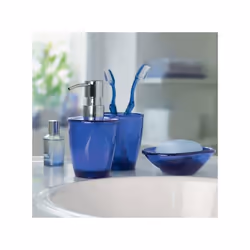 Spirella 7610583067746 porte-brosses à dents Bleu Distributeurs de salle de bain