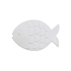 Spirella - sticker figurine antidérapant de douche ou baignoir pvc globefish x5pcs Blanc