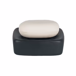 Spirella PORTE SAVON, Noir, Vitrocéramique, Rectangulaire, Autonome, 105 mm, 105 mm