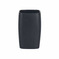 Spirella 7610583080790, Distributeurs de salle de bain, Vitrocéramique, Noir, 70 mm, 70 mm, 110 mm