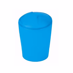 Spirella 7610583095848, 5 L, Rond, Polypropylène (PP), Bleu, Manuel, Polypropylène