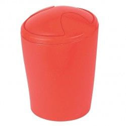 Spirella 7610583095985 poubelle 5 L Rond Polypropylène (PP) Rouge