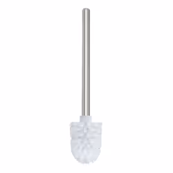 Brosse wc de la marque Spirella. Dimensions: Ø 72 mm Couleur: Blanc Matière: Chromé