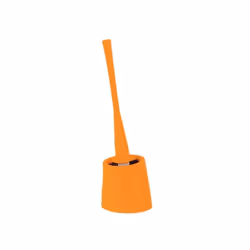 Spirella 7610583104748, Support et brosse pour toilettes, Orange, Polypropylène, 125 mm, 400 mm, 1 pièce(s)