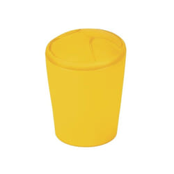 Spirella 7610583104847 poubelle 2 L Rond Polypropylène (PP) Jaune