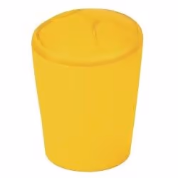 Spirella 7610583104854, 5 L, Rond, Polypropylène (PP), Jaune, Manuel, Polypropylène