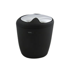 Spirella 7610583105486 poubelle 7 L Rond Polyrésine Noir