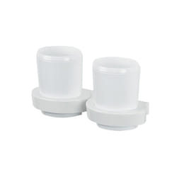 Spirella 7610583105813 porte-brosses à dents Blanc Support de brosse à dent monté au mur