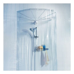 Spirella 7610583108753 rideau de douche Poly-acétate de vinyle (PEVA) Transparent