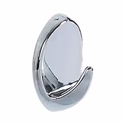 Spirella Liliput, Intérieure, Crochet pour serviette, Chrome, Acrylonitrile-Butadiène-Styrène (ABS), Bande adhésive, 24 mm
