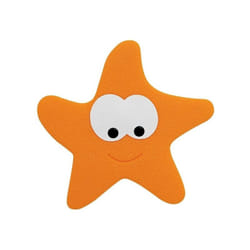 Spirella - sticker figurine antidérapant de douche ou baignoire starfy x5 pcs Orange