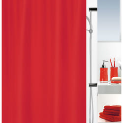 Spirella 10.12535 rideau de douche Anneau Polyester Rouge