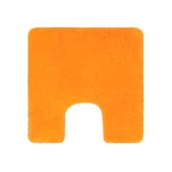 Spirella 7610583130679, Orange, Microfibre, Polyester, Lavage en machine, 550 mm, 550 mm