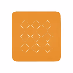 Spirella 7610583133762, Tapis de bain anti-dérapant, Adultes, Orange, PVC, 550 mm, 550 mm