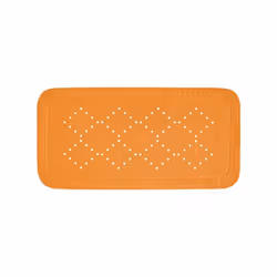 Spirella 7610583133779, Tapis de bain anti-dérapant, Adultes, Orange, PVC, 710 mm, 360 mm
