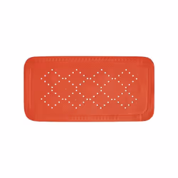 Spirella 7610583133816, Tapis de bain anti-dérapant, Adultes, Rouge, PVC, 710 mm, 360 mm