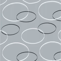 Spirella 7610583135308 rideau de douche Anneau Polyester Gris