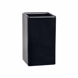 Spirella GOBLET, Distributeurs de salle de bain, Vitrocéramique, Noir, 65 mm, 55 mm, 105 mm
