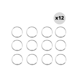 Spirella 7610583136954 Crochet de rideau de douche Chrome