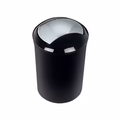Spirella 7610583143884, 5 L, Rond, Polystyrène, Noir, Manuel, 19 cm