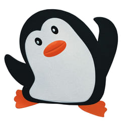 Spirella Pingy Tapis de bain anti-dérapant Noir, Orange, Blanc