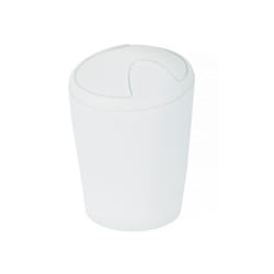 Spirella 7610583149602 poubelle 2 L Rond Polypropylène (PP) Blanc