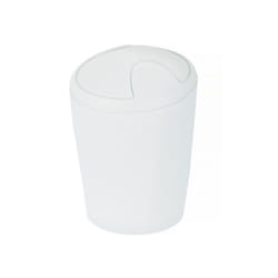 Spirella 7610583149619 poubelle 5 L Rond Polypropylène (PP) Blanc