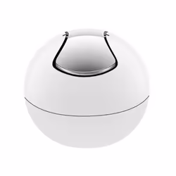 Spirella 7610583149640, 1 L, Rond, Polypropylène (PP), Argent, Blanc, Manuel, 16 cm