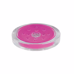 Spirella 7610583153647, Rose, Transparent, Acrylique, Ovale, 130 mm, 100 mm, 30 mm