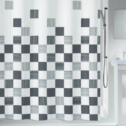 Spirella 7610583155306 rideau de douche Anneau Polyester Gris