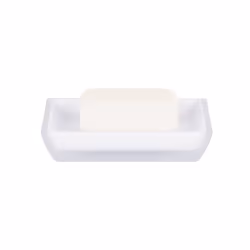 Spirella 7610583160904, Blanc, Polystyrène, Rectangulaire, Autonome, 125 mm, 86 mm
