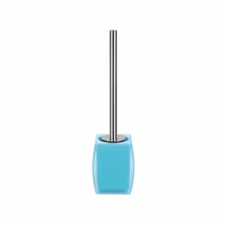 Spirella 7610583160997, Support et brosse pour toilettes, Bleu, Polystyrène, 103 mm, 103 mm, 395 mm