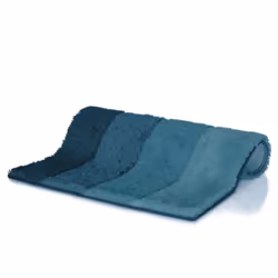 Spirella 7610583161765, Bleu, Monochromatique, Rectangulaire, Acrylique, Polyester, 40 °C, 55 x 65 cm