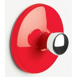 Spirella 7610583162465 crochet pour rangement à usage domestique Intérieure Crochet pour serviette Rouge, Argent 1 pièce(s)
