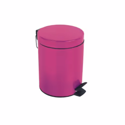 Spirella 7610583163820, 3 L, Rond, Acier, Rose, Pédale, 17 cm