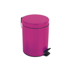 Spirella 7610583163820 poubelle 3 L Rond Acier Rose