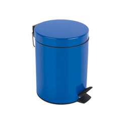 Spirella 7610583163844 poubelle 3 L Rond Acier Bleu
