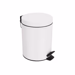 Spirella 7610583163868, 3 L, Rond, Acier, Blanc, Pédale, 17 cm