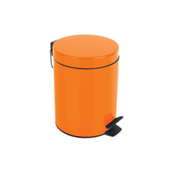 Spirella 7610583163899 poubelle 5 L Rond Acier Orange