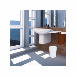 Spirella COCCO 5 L Rond Plastique, Polystyrène Blanc