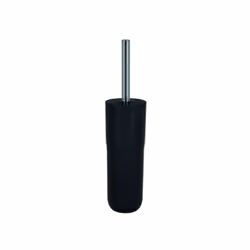 Spirella 7610583172075, Support et brosse pour toilettes, Noir, Polystyrène, 95 mm, 95 mm, 400 mm