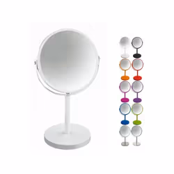 Spirella 7610583172662 miroir de maquillage Autonome Rond Blanc