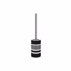 Spirella 7610583172914, Support et brosse pour toilettes, Noir, Blanc