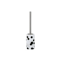 Brosse wc avec support TUBE BUBBLE Noir & Blanc Spirella
