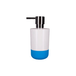 Spirella 7610583175731 Distributeur de savon Bleu, Blanc