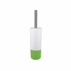 Spirella 7610583175816, Support et brosse pour toilettes, Vert, Blanc, Polystyrène, 100 mm, 400 mm, 1 pièce(s)