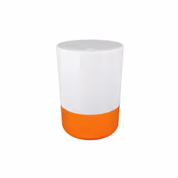 Spirella 7610583175885, 5 L, Rond, Polypropylène (PP), Orange, Blanc, 19 cm, 260 mm