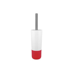 Spirella - Brosse wc avec support moji Rouge & Blanc