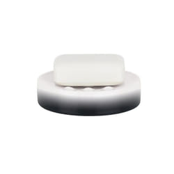Spirella 7610583179548 porte-savon Noir, Blanc